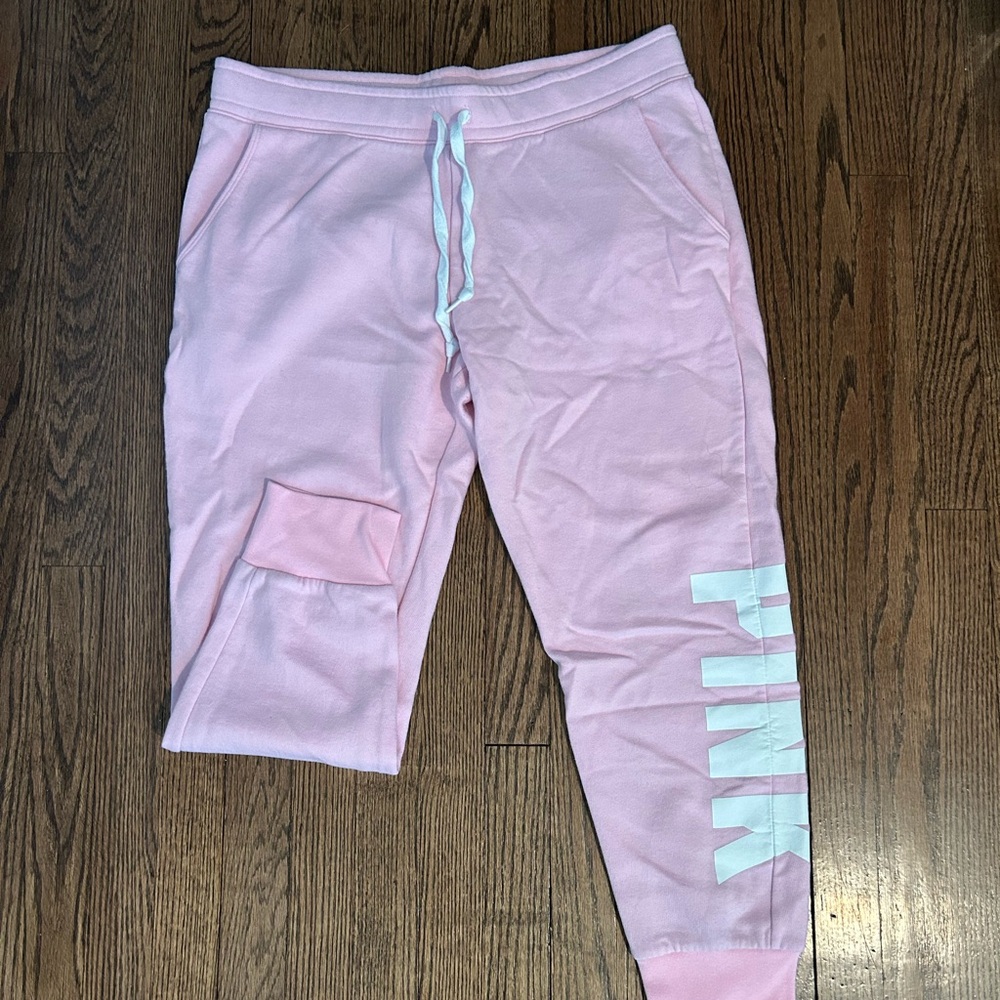 PINK Victoria's Secret Light Pink Joggers